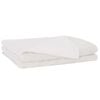 vidaXL Couverture Pond&eacute;r&eacute;e Blanc 135 x 200 cm 10 kg 100% Coton 205T