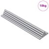 vidaXL Tige filet&eacute;e 600 pi&egrave;ces Argent&eacute; Acier