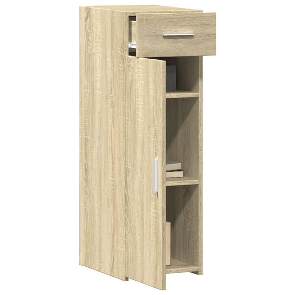 vidaXL Buffet ch&ecirc;ne sonoma 30x42,5x93 cm bois d'ing&eacute;nierie