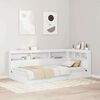 vidaXL Tête de lit de rangement Blanc 80 cm Bois d'ingénierie