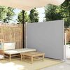 vidaXL Auvent latéral rétractable de patio 160 x 300 cm Gris