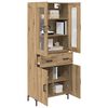 vidaXL Haut Armoire 2 pcs Ch&ecirc;ne artisanal Bois d'ing&eacute;nierie