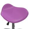 vidaXL Tabouret de salon et spa Violet Similicuir