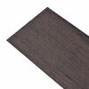 vidaXL Planches de sol 36 pcs Marron fonc&eacute; 5,02 m&sup2; PVC