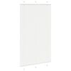 vidaXL Store pliss&eacute; blanc 115x200cm largeur du tissu 114,4cm polyester