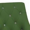 vidaXL Chaises pivotantes &agrave; manger lot de 4 Vert fonc&eacute; Velours