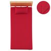 vidaXL Draps de lit 2 pcs Polaire en polyester 100x200 cm Bordeaux