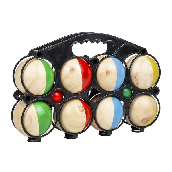 HI Jeu de boules 10 pcs bois
