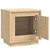 vidaXL Tables de chevet 2pcs chêne sonoma 44x35x45cm bois d'ingénierie