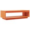 vidaXL Table basse cire marron 110x50x33,5 cm bois massif de pin