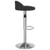 vidaXL Tabourets de bar lot de 2 noir similicuir