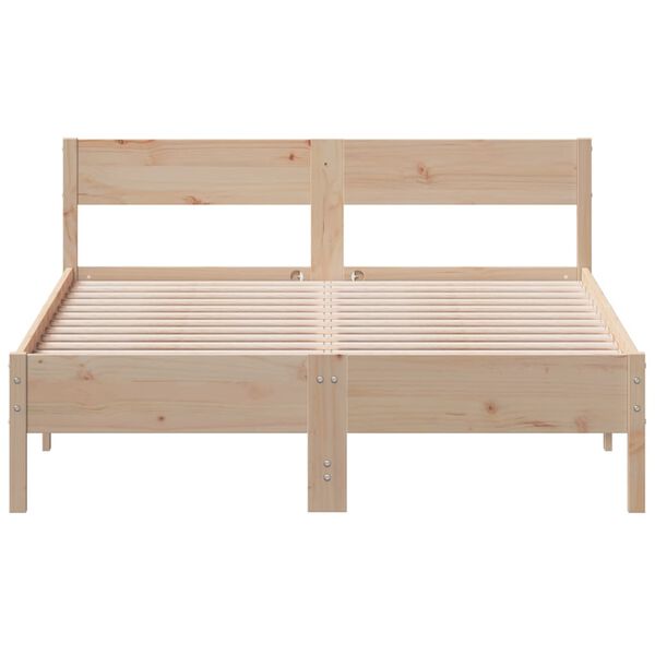 vidaXL Cadre de lit sans matelas 120x200 cm bois de pin massif