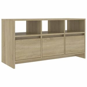 vidaXL Meuble TV Ch&ecirc;ne sonoma 102x37,5x52,5 cm Bois d'ing&eacute;nierie