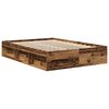 vidaXL Cadre de lit sans matelas vieux bois 140x200 cm bois ing&eacute;nierie
