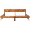 vidaXL Cadre de lit sans matelas bois massif 200x200 cm