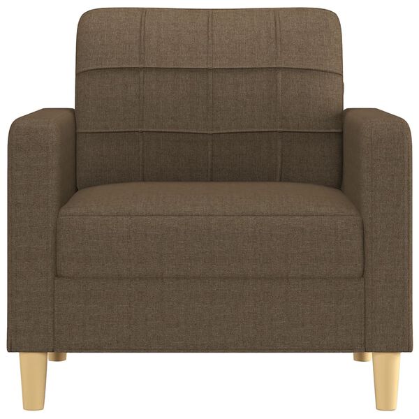 vidaXL Fauteuil Marron 60 cm Tissu