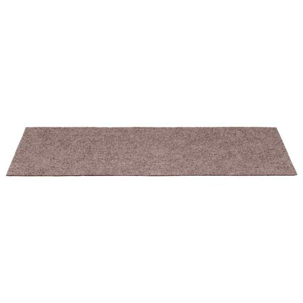 vidaXL Tapis d'escalier autocollants 30 pi&egrave;ces 65 x 21 x 4 cm marron clair Bord rectangulaire
