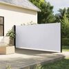 vidaXL Auvent lat&eacute;ral r&eacute;tractable blanc 180x600 cm