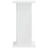 vidaXL Support de Plante Blanc Brillant 30,5 x 30 x 60,5 cm