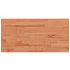 vidaXL Dessus de table 100x50x1,5cm rectangulaire bois massif de h&ecirc;tre