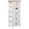vidaXL Armoire latérale 35x25x87 cm Bois de Paulownia
