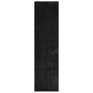 vidaXL Tapis doux &agrave; poils moyens et lavable HUARTE Noir 300 x 80 cm