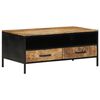 vidaXL Table basse avec tiroir Marron 90 x 50 x 40 cm