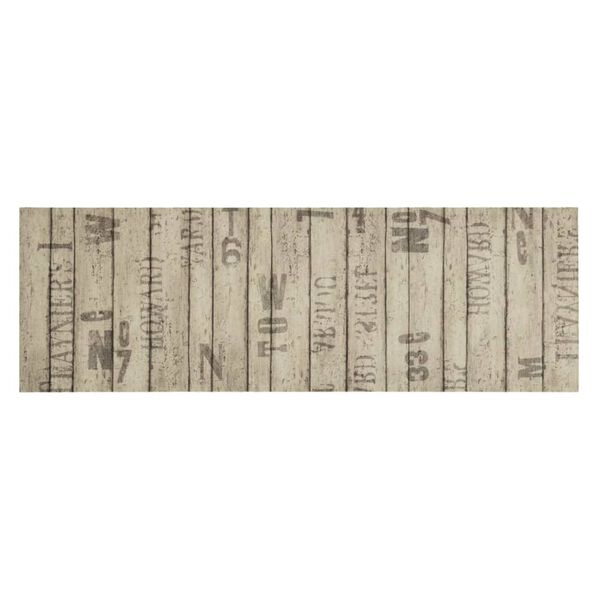 vidaXL Tapis de cuisine lavable impression de clôture 60x180cm velours