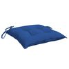 vidaXL Coussins de chaise lot de 2 bleu 50x50x7 cm tissu oxford