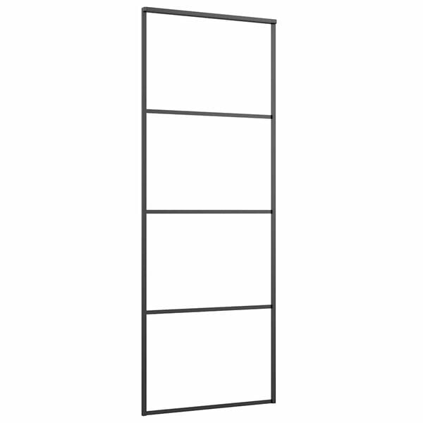 vidaXL Porte coulissante avec kit de quincaillerie 76x205 cm Verre ESG
