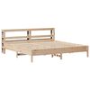 vidaXL Cadre de lit sans matelas 200x200 cm bois massif de pin