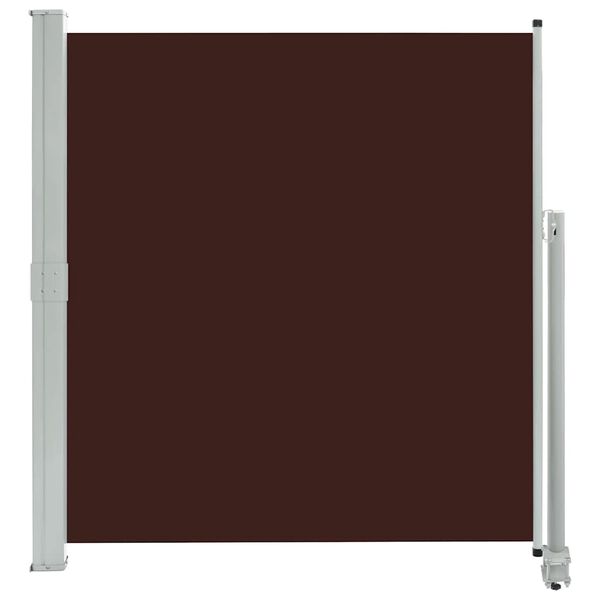 vidaXL Auvent latéral rétractable de patio 160x300 cm Marron