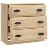 vidaXL Buffet ch&ecirc;ne sonoma 70x35,5x67,5 cm bois d'ing&eacute;nierie