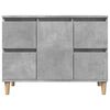 vidaXL Meuble d'évier gris béton 80x33x60 cm bois d'ingénierie
