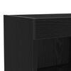 vidaXL Meuble TV 4 pcs Ch&ecirc;ne noir Bois d'ing&eacute;nierie