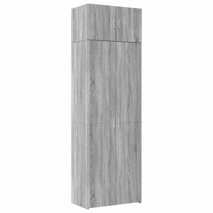 vidaXL Armoire de rangement sonoma gris 70x42,5x225 cm