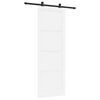 vidaXL Porte coulissante ORKDAL Blanc 83 x 232 cm Pin massif