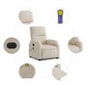 vidaXL Fauteuil inclinable de massage &eacute;lectrique beige