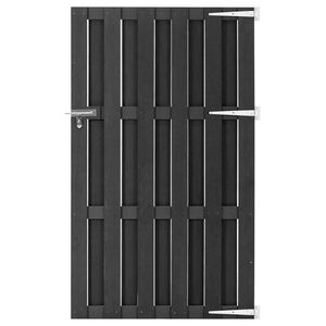 vidaXL Portillon WPC 100x180 cm Gris
