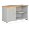 vidaXL Meuble TV Gris 95x39x58 cm