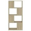 vidaXL Bibliothèque/Séparateur de pièce Chêne Sonoma 60x24x124,5 cm
