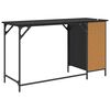 vidaXL Bureau d'ordinateur avec tiroir Ch&ecirc;ne noir 131 x 48 x 75 cm