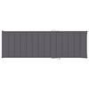 vidaXL Chaise longue double avec coussins anthracite Pin imprégné