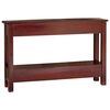 vidaXL Table console Marron 115 x 32 x 75,5 cm Bois de Mahogany Massif