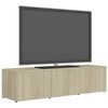 vidaXL Meuble TV Chêne sonoma 120x34x30 cm Bois d'ingénierie