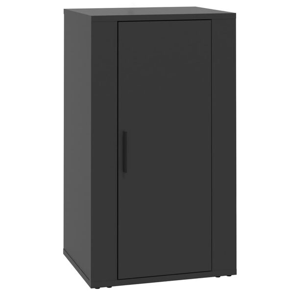 vidaXL Buffet Noir 40x33x70 cm Bois d'ingénierie