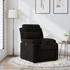 vidaXL Fauteuil inclinable noir velours