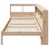 vidaXL Lit bibliothèque sans matelas 90x200 cm bois de pin massif