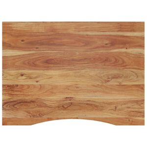 vidaXL Dessus de bureau 100x80x2,5 cm rectangulaire bois massif acacia