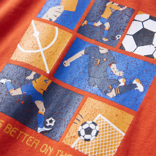 T-shirt enfants à manches longues orange 92